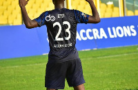 Evans Etti has scored his sixth goal for Accra Lions