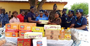 The club, comprising women of the Customs Division of the GRA donated to the Akuse Local Prison