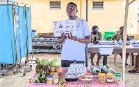 Raphael Kwabena Angmortey, the Nutrition Officer fr  Ada East