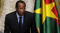 Blaise Compaore, di former president of Burkina Faso