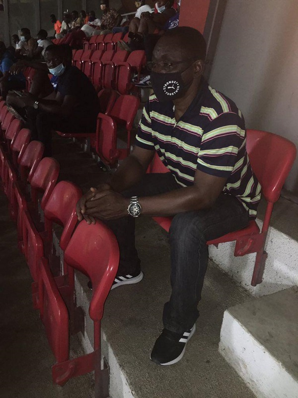 David Duncan at the Accra Sports Stadium on Sunday