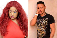 Nigerian-based Ghanaian actress Ella Mensah and Frank Artus