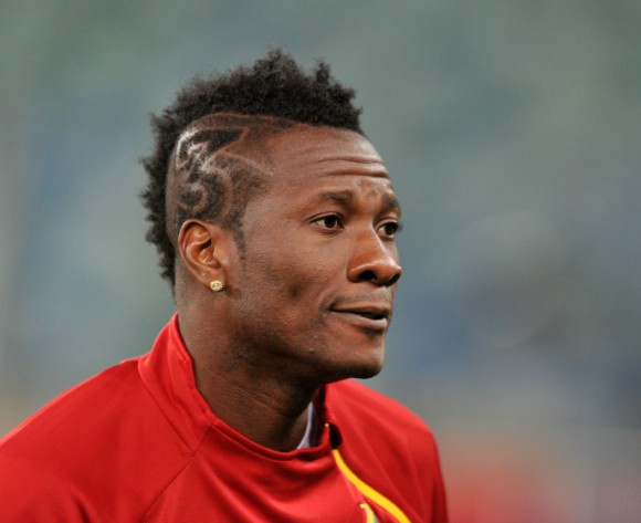 Asamoah Gyan scored his first goal of the season yesterday