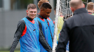 Patrick Joosten and his FC Utrecht teammates