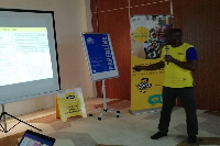 At the MTN Volta Region Editors Forum