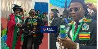 Stonebwoy at the graduation