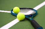 File photo of a Tennis ball and racket