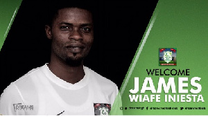 James Wiafe Iniesta has joined newly promoted GPL club Dreams FC