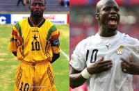 Abedi Pele and Stephen Appiah