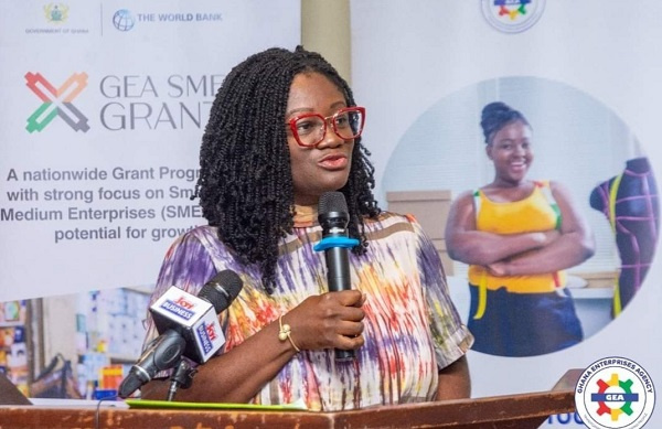 CEO of the Ghana Enterprises Agency, Kosi Yankey-Ayeh