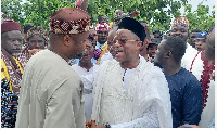 Worlanyo Tsekpo and John Peter Amewu Celebrates Eid with Muslims in his constituency