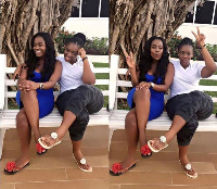 YOLO actress Serwaa Opoku Addo and sister