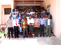 A photo of the newly inaugurated Committees and the Governing Board of the AHPC