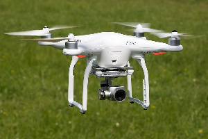 File photo of a drone equipment in flight