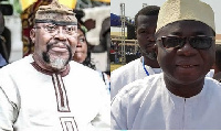 Freddie Blay and Dr. Nyaho Nyaho Tamakloe in an enhanced photo