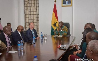 Dr. Mahamudu Bawumia, Vice President with delegates from the International Maritime Organisation