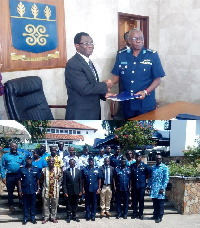 Some officials of University of Ghana and Ghana Air Force