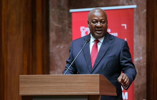 John Dramani Mahama, former president of Ghana.