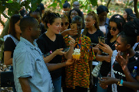 Cocoa tour at Ohene cocoa farm in Ghana