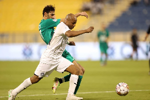 Andre Ayew in action