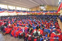 A section of graduating UEW students