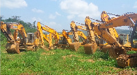 A number of excavators have been seized from mining sites across the country