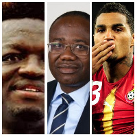 Sulley Muntari, Kevin-Prince Boateng and Kwesi Nyantakyi