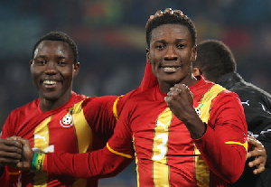 Kwadwo Asamoah and Asamoah Gyan