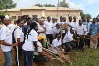 NABCO personnel with Mr. Abdul-Karim Abdul-Salam