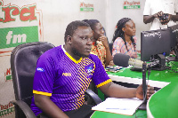 Member of Medeama SC's communication,Jawad Obama