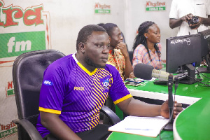 Member of Medeama SC's communication,Jawad Obama