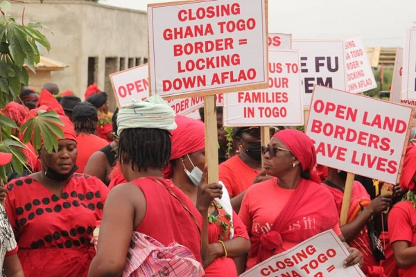 There has been protests to press for the reopening of borders