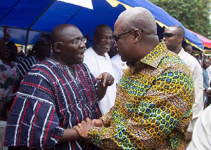 Dr. Mahamudu Bawumia and President John Dramani Mahama