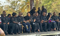 President Akufo-Addo at the funeral of the late Mrs. Gertrude Essie Quashigah