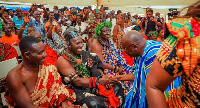 Dr. Bawumia praised Axim's cultural heritage and development contributions