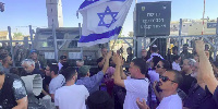 Protesters including MPs from Israel's governing coalition gathered at the Sde Teiman base