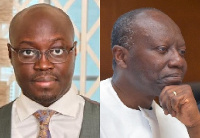 Dr Cassiel Ato Forson (left), Ken Ofori-Atta (right)