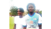 (L)Samuel Inkoom, (R) Sulley Muntari