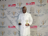 Dr Felix Anyah was awarded at the 7th Global Leadership Service to Humanity Award