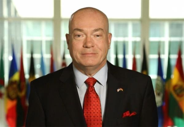 US Ambassador to Ghana, Robert P. Jackson