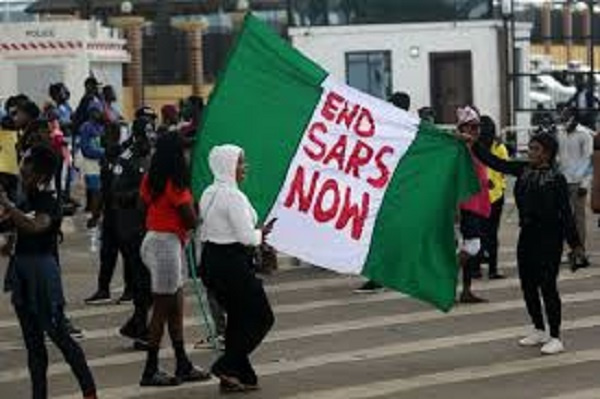 Nigerians were protesting against the Special Anti-Robbery Squad