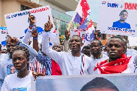 Dominic Eduah filed his nomination form yesterday