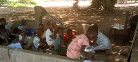 Students of the Ofosu-Bator M/A Basic school