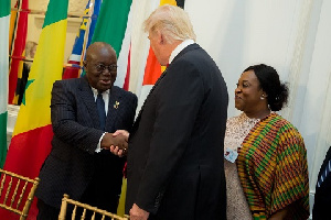 The two (Akufo-Addo and Trump) met at the UN General Assembly meeting in New York