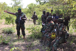 Military personnel are struggling to bring the situation in Bawku under control