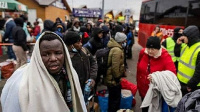 Some Nigerians stranded in Ukraine / Photo: BBC Pidgin