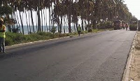 File photo of the Cape Coast - Accra road