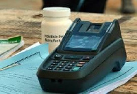 File photo of a biometric verification devices