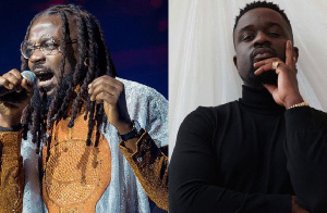 Reggae and dancehall musician Samini and rapper Sarkodie