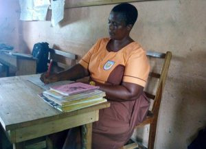 Madam Anna, the class 4 pupil